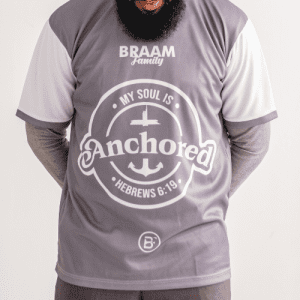 Anchored Faith Performance T-Shirt – Grey Edition