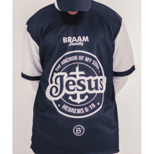 Jesus Anchor Performance T-Shirt – Navy Edition