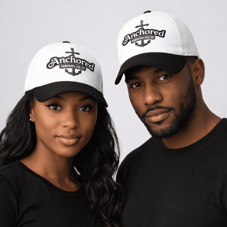 Anchored Faith Contrast Cap
